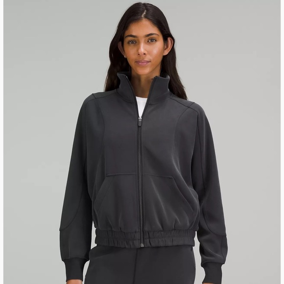lululemon athletica Tops - Lululemon Brushed Softstreme Funnel-Neck Zip Up 8
